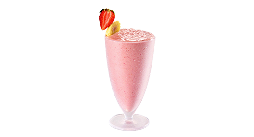 strawberry with milk shake