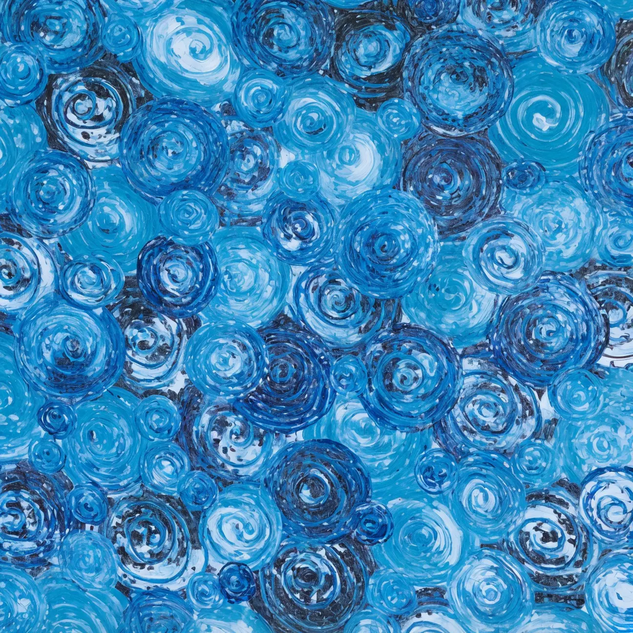 Blue TwiddleART artwork by Nala Kun