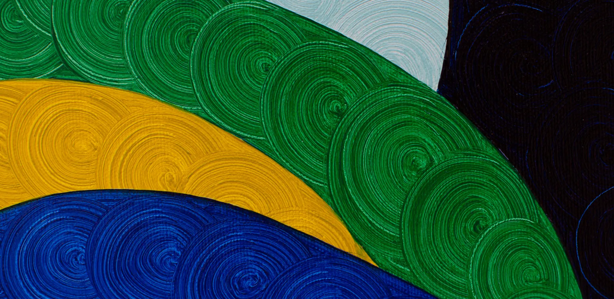 Metallic pigment detail from a TwiddleART painting by Nala Kun
