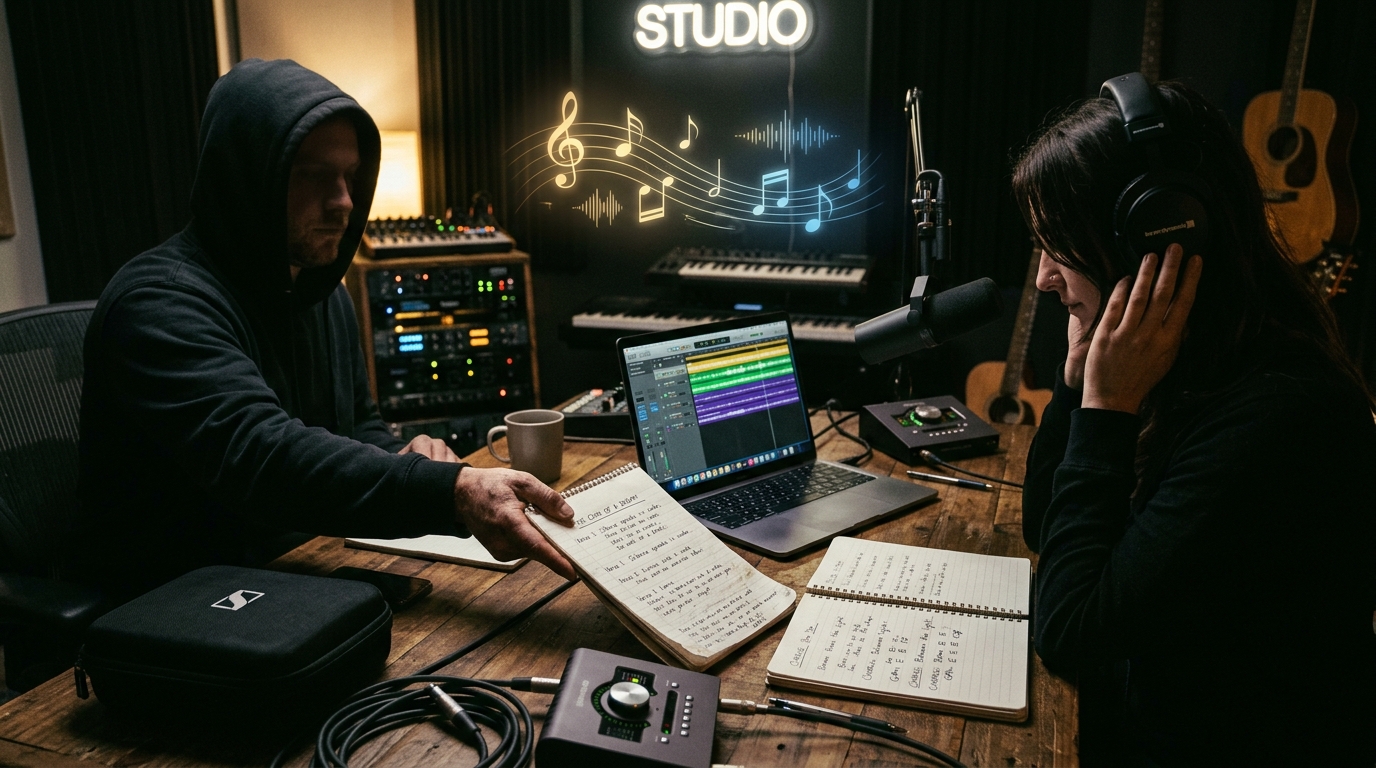 image of musician playing an instrument