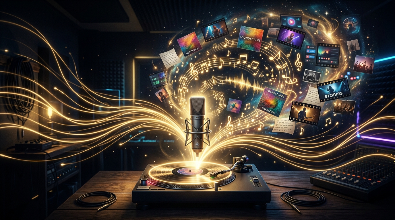 image of mixing console