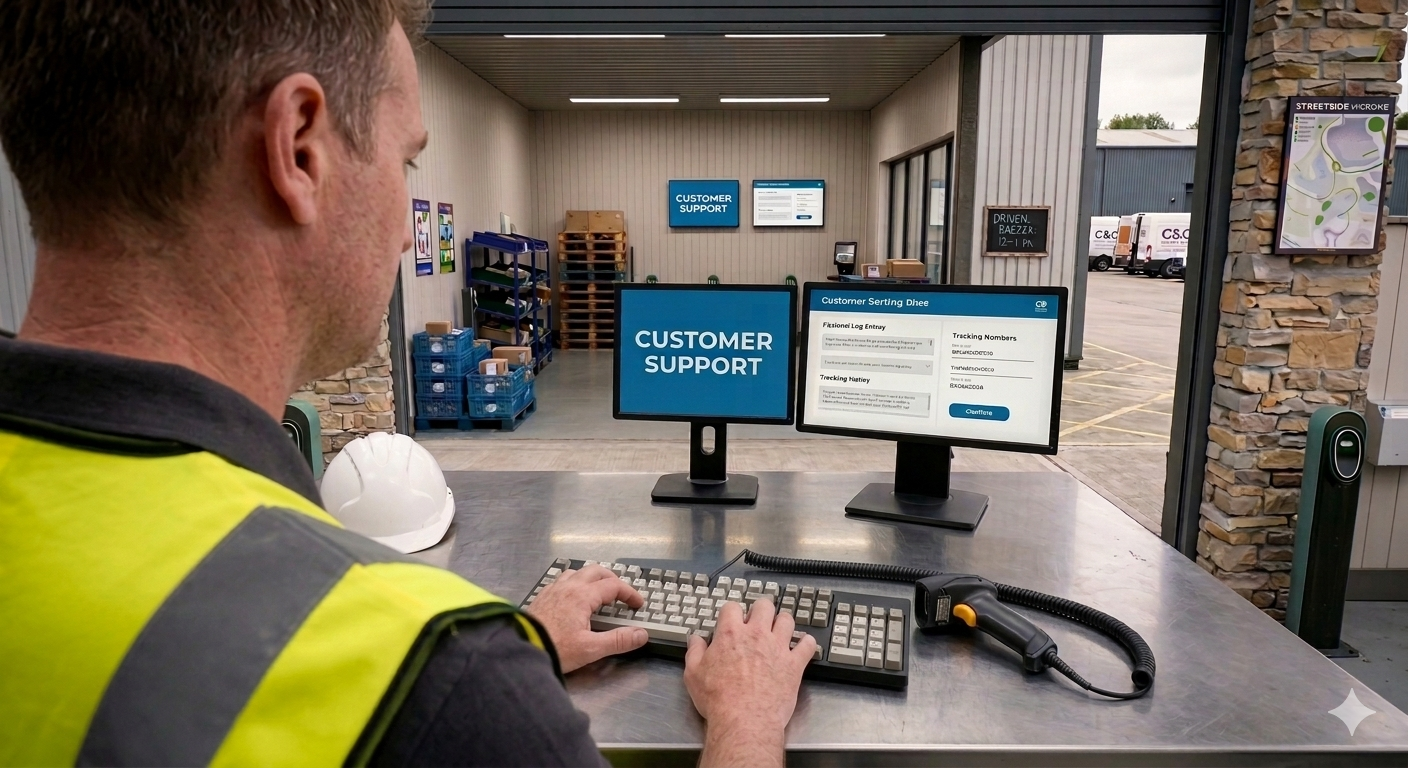 school reception area