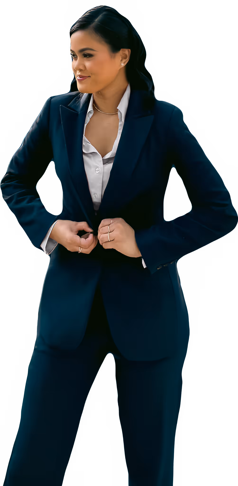 Junice Savares, owner of Nexvo Solutions Inc, smiling
