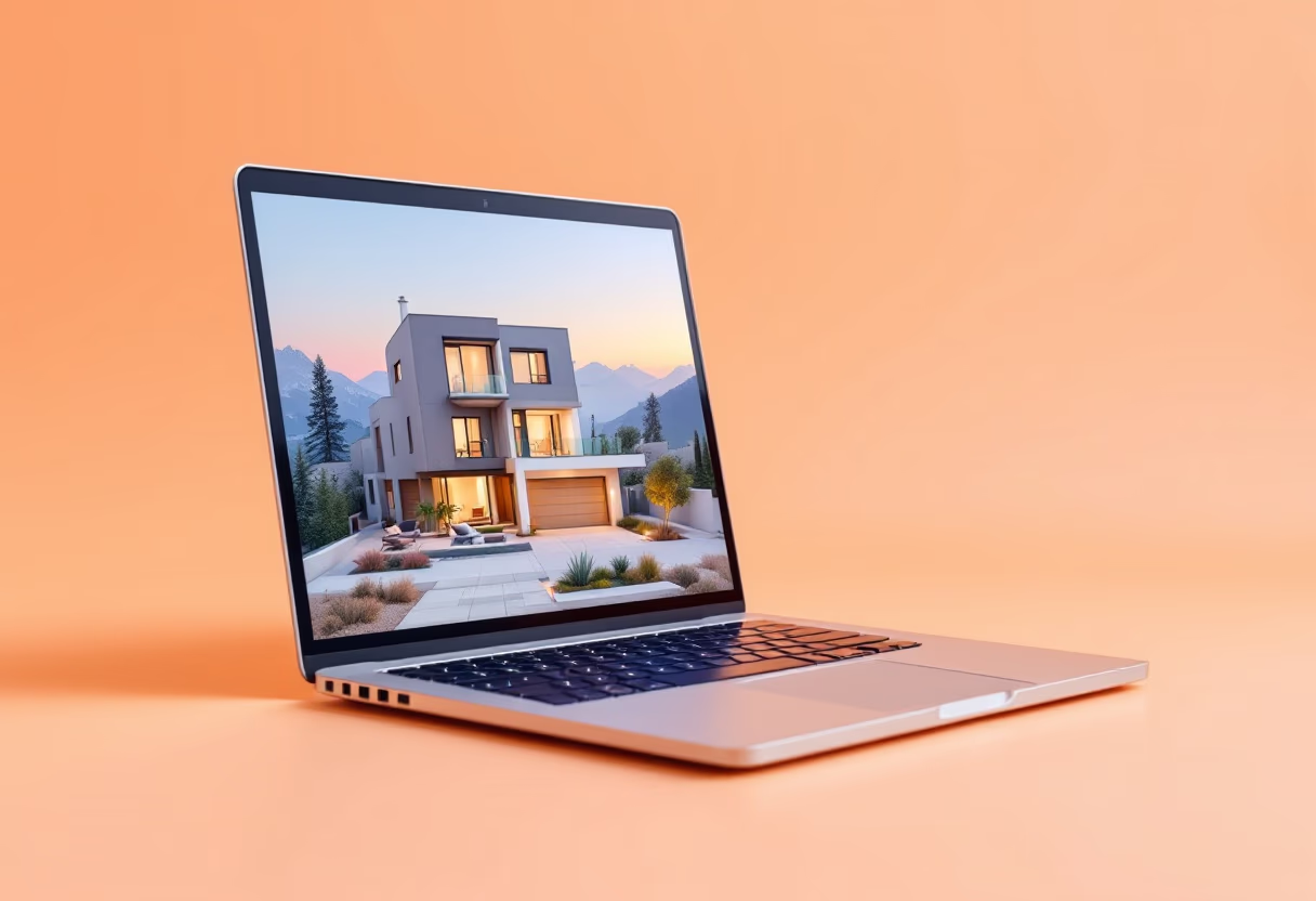 image of a laptop on a desk