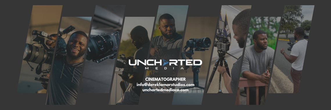 Derek Lamar on set filming with Uncharted Media