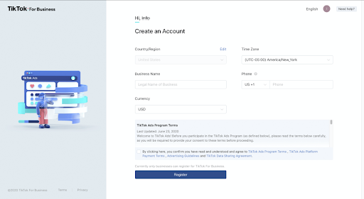 Complete your account setup