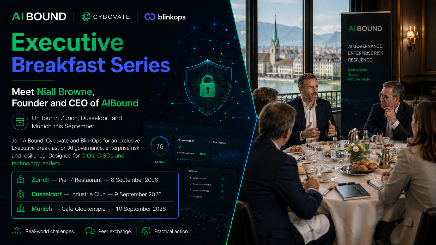 Meet AIBound in Europe: Executive AI Governance Breakfast Series This September