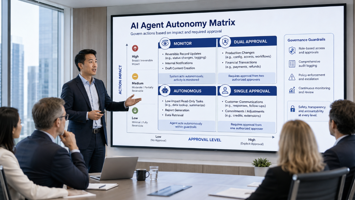 How Should Enterprises Set Safe Autonomy Boundaries for AI Agents?