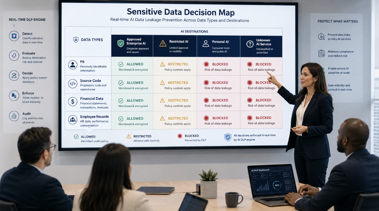 How Can Enterprises Stop Sensitive Data From Leaking Through AI Tools in Real Time?