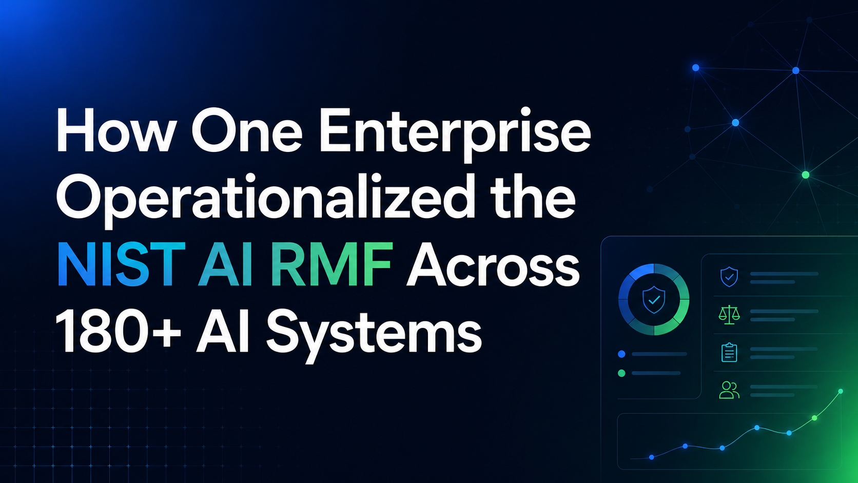 How One Enterprise Operationalized the NIST AI RMF Across 180+ AI Systems