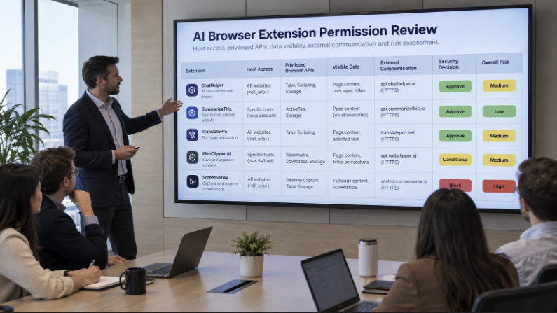 How Can Enterprises Secure AI Browser Extensions Before They Expose Sensitive Data?