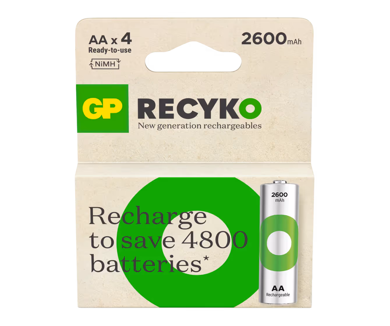 GP Batteries ReCyko