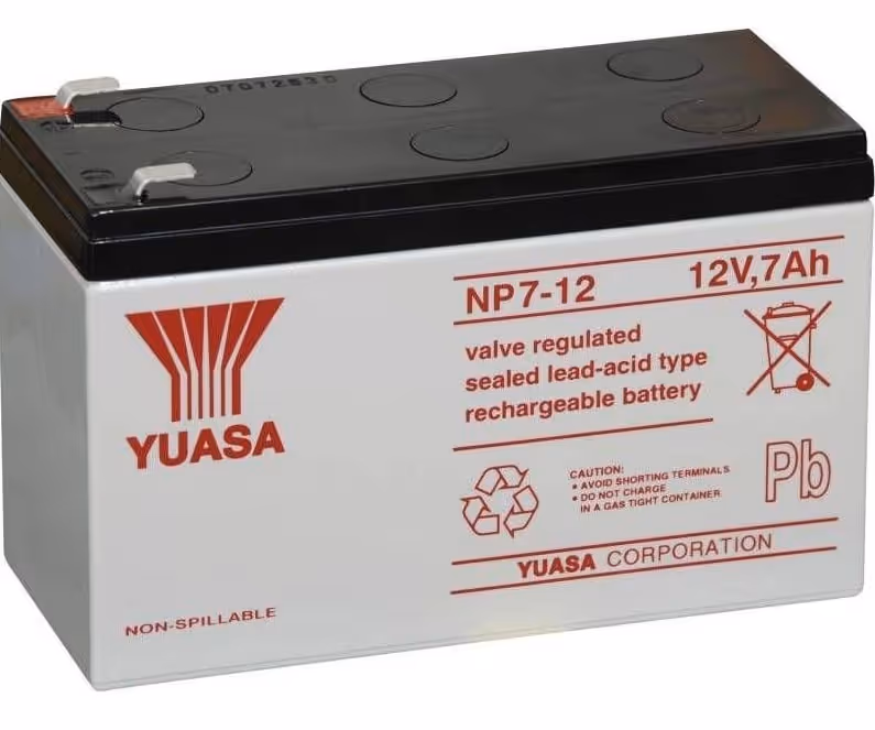 Yuasa 12 V 7 Ah AGM battery