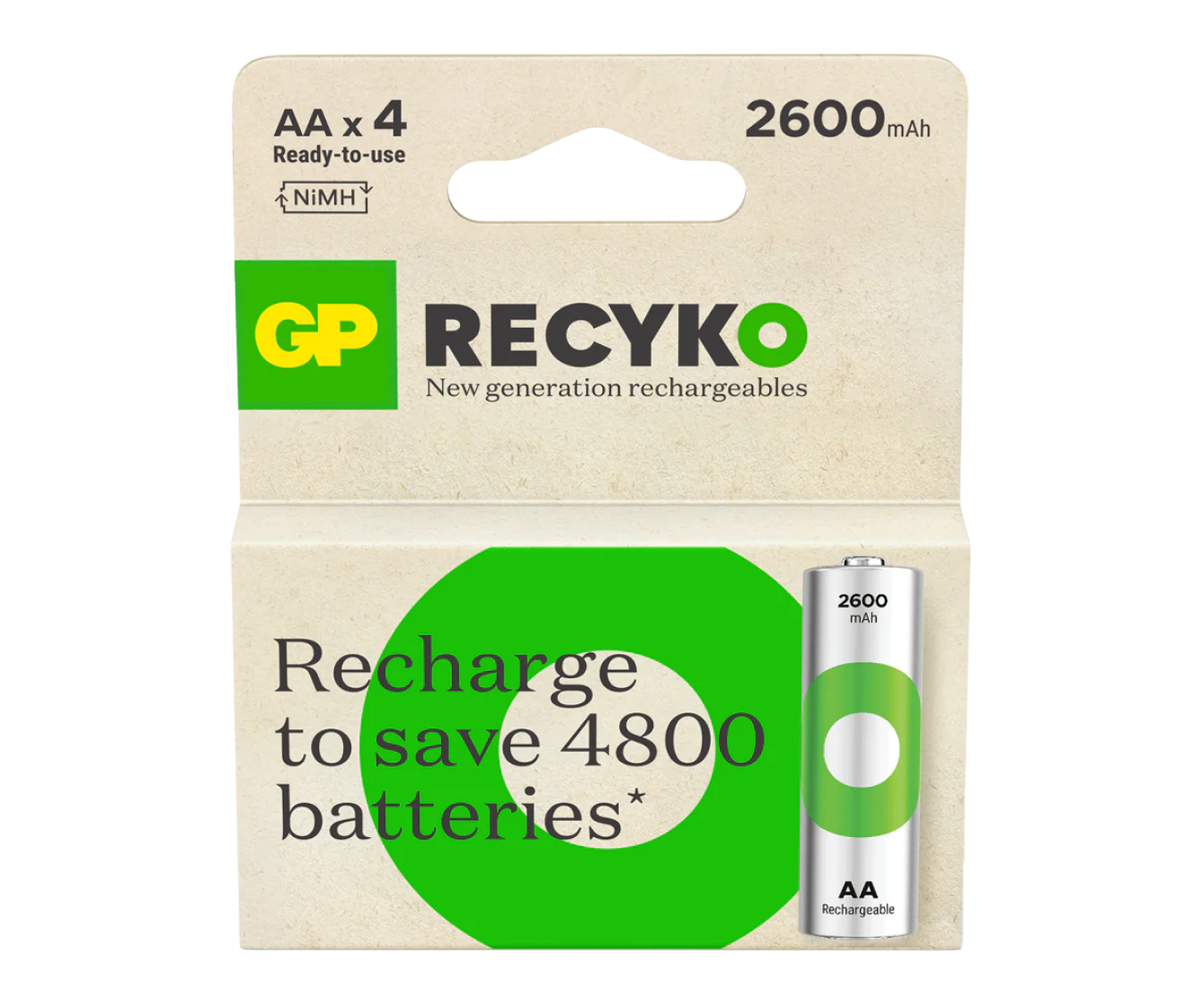 GP Batteries ReCyko