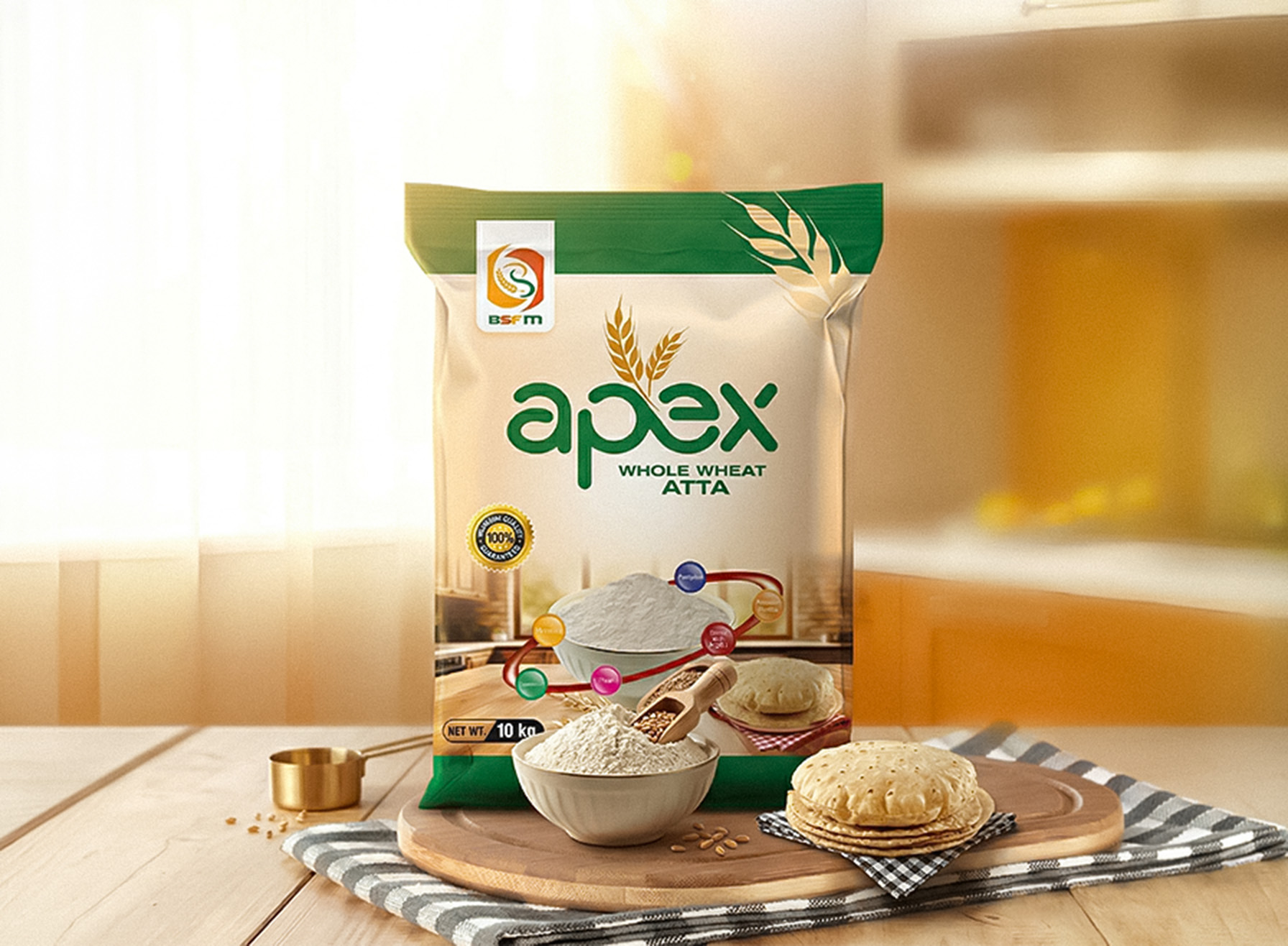 Apex Whole Wheat Atta
