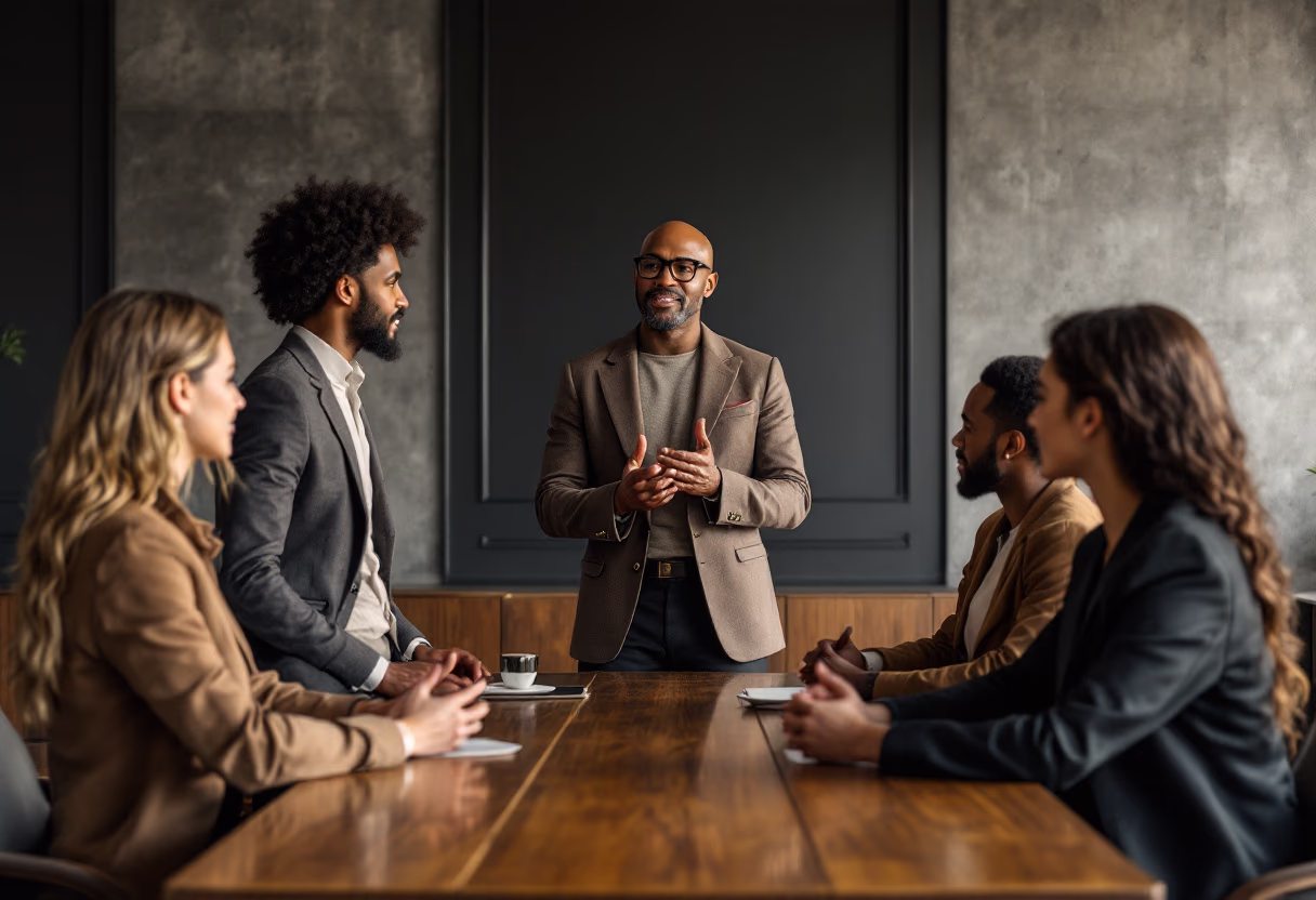 image of a coaching session in progress