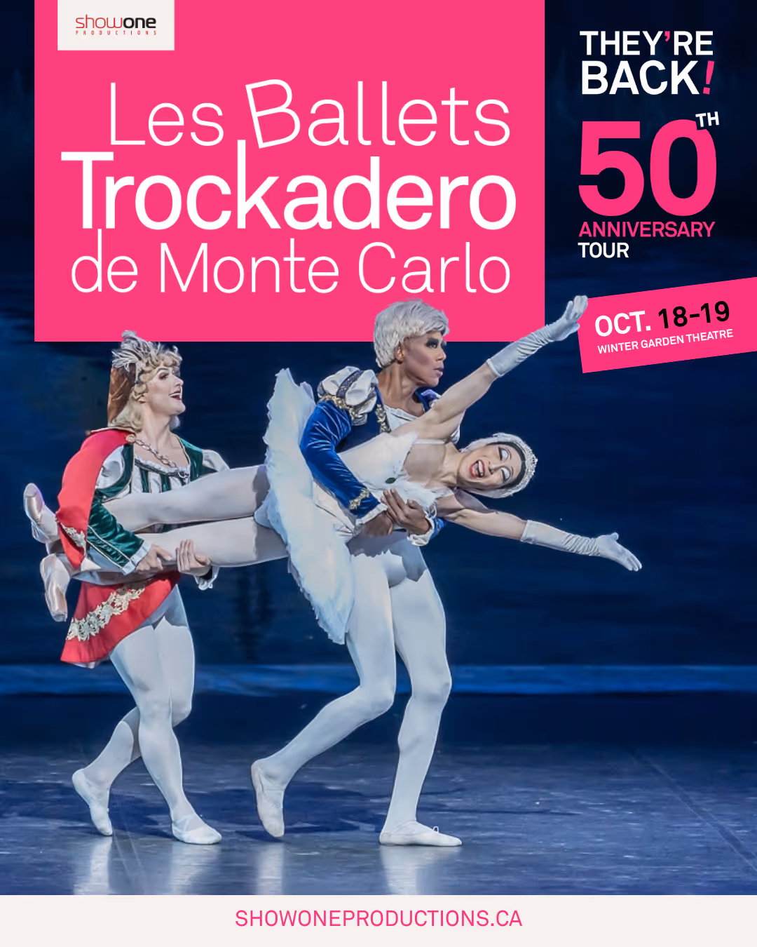 Trockadero performance date graphic