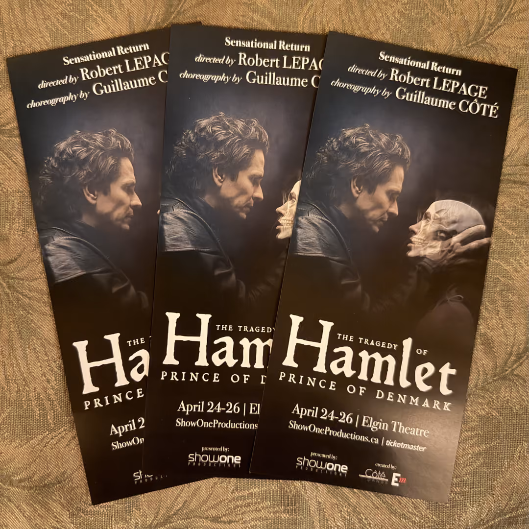 Hamlet ticket-sales ad