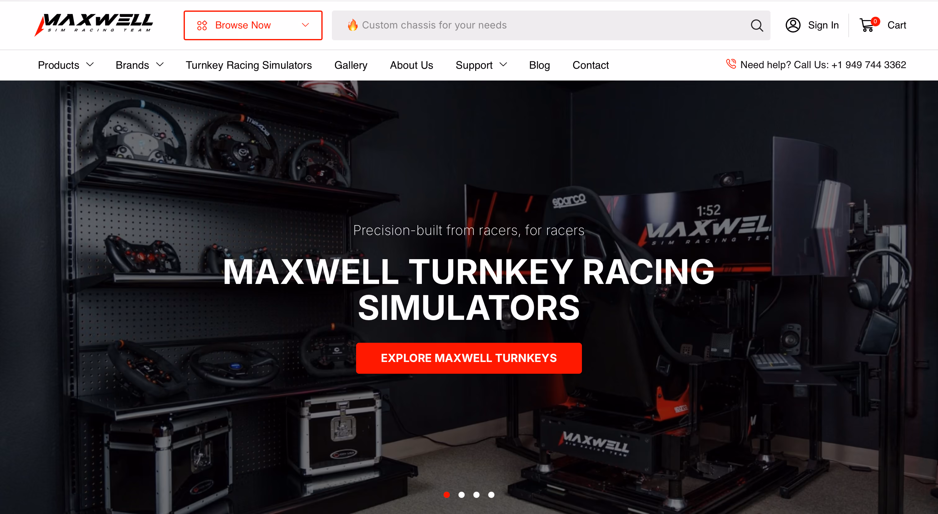 Maxwell simulator displayed at a racing event