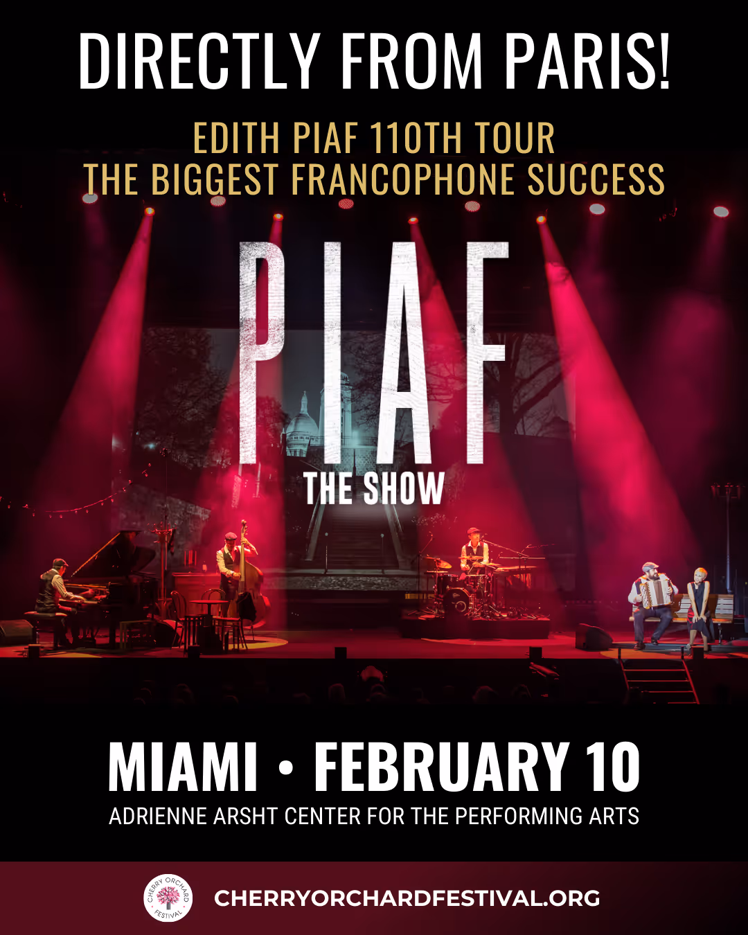 Piaf! campaign carousel