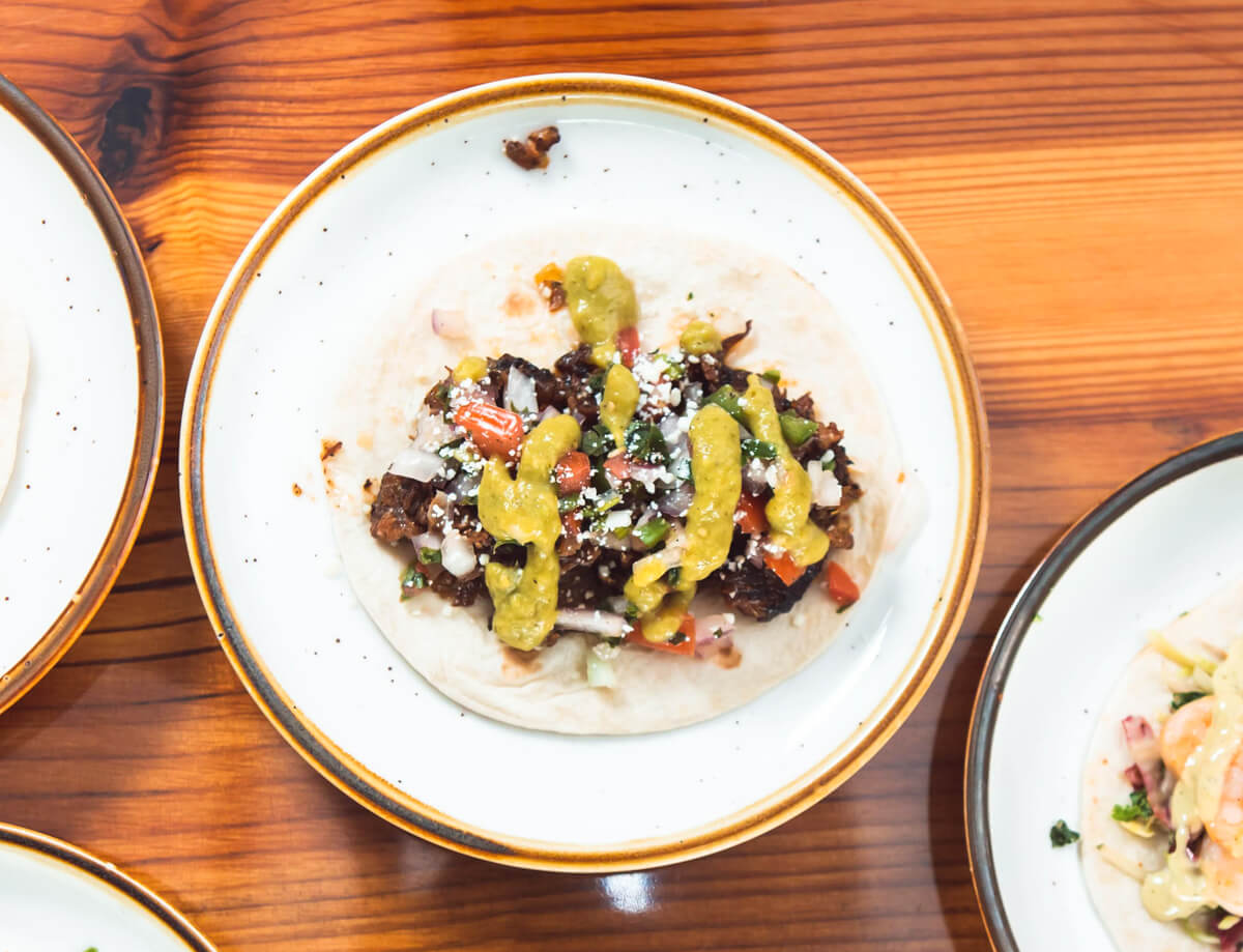 Smoked Brisket Taco