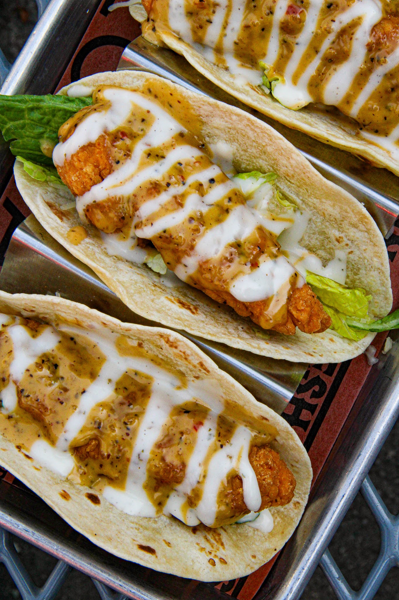 Lemon-Pepper Chicken Taco