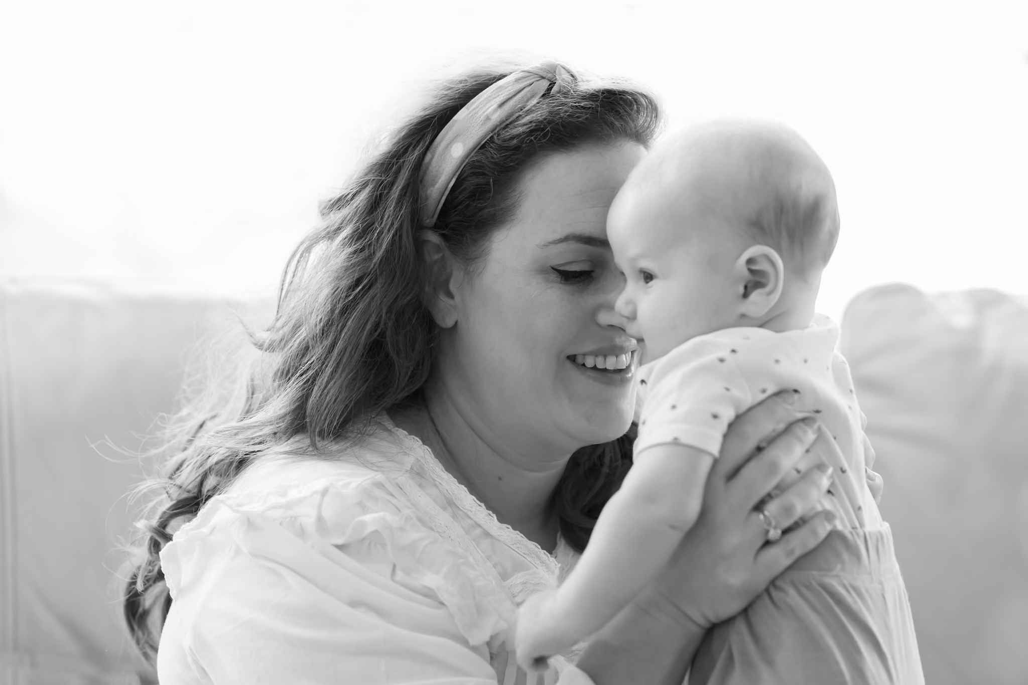 picture of Moria holding a baby