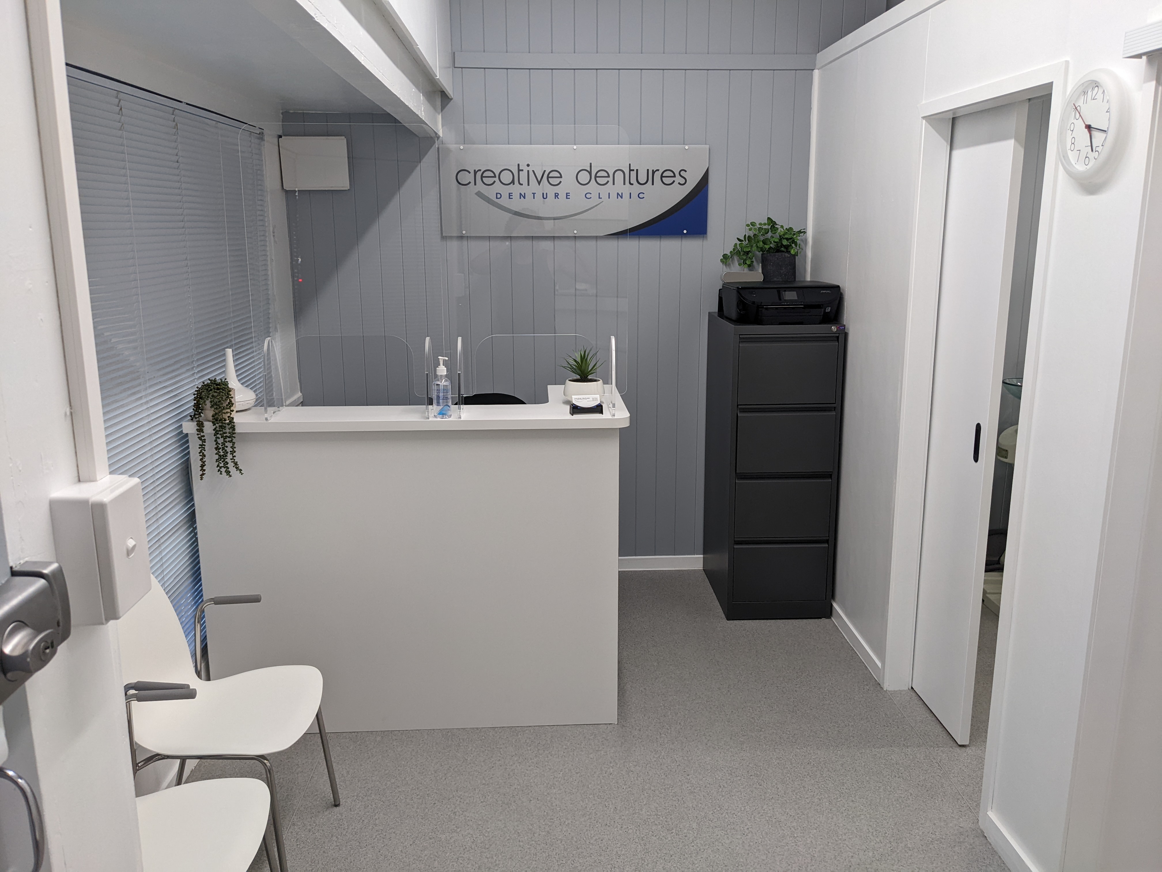 Creative Dentures reception area in Gordon Park Brisbane - professional denture clinic welcoming area