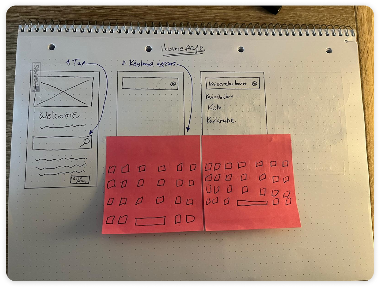 Homepage Sketch
