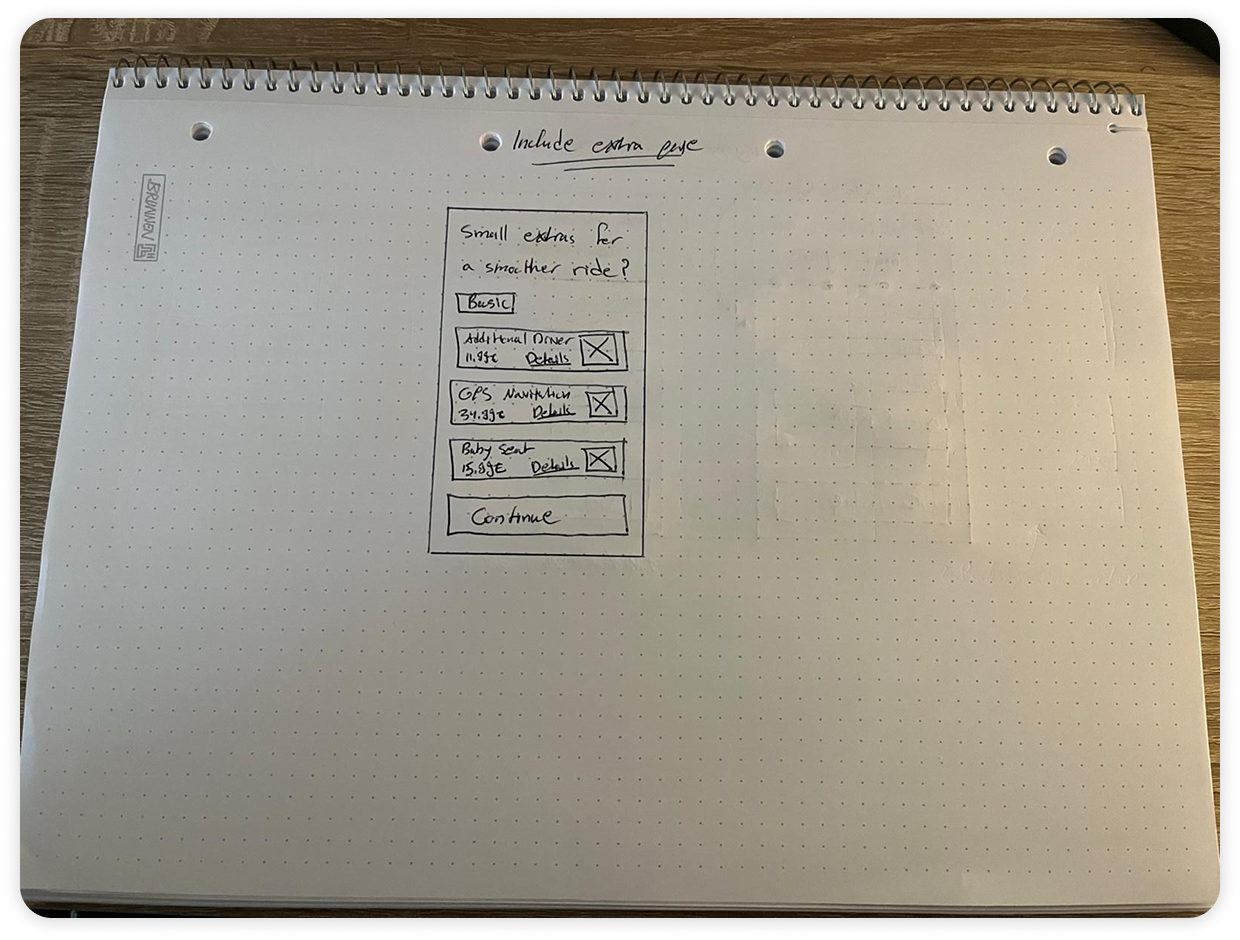Extras page