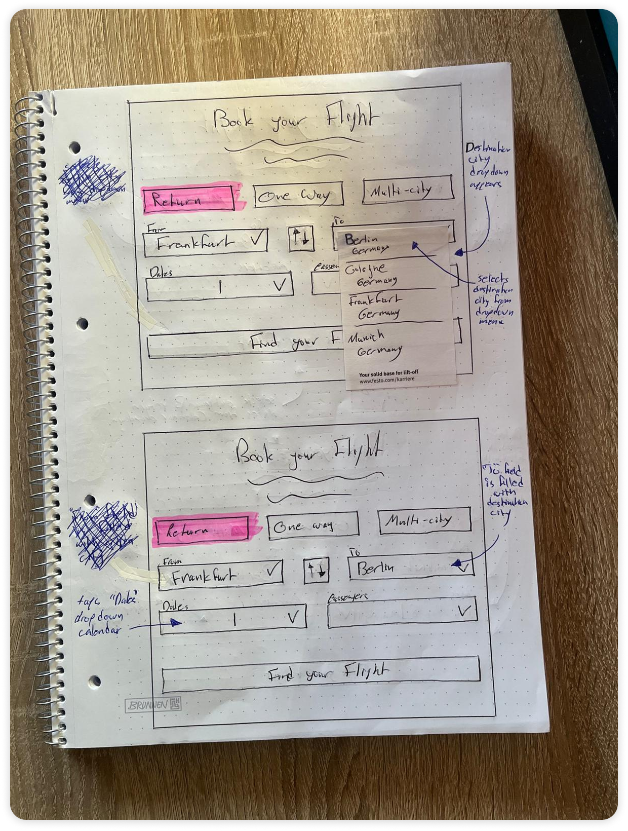 Homepage Sketch