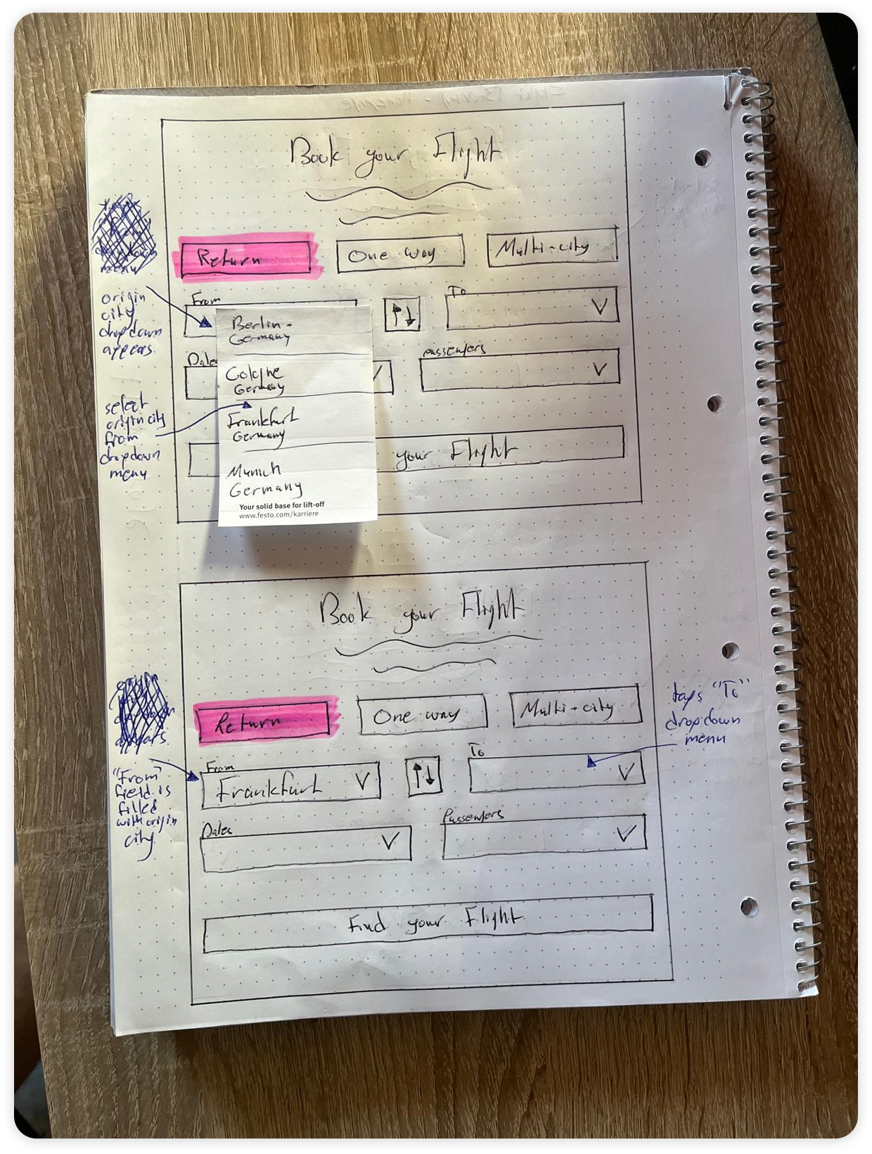 Homepage Sketch