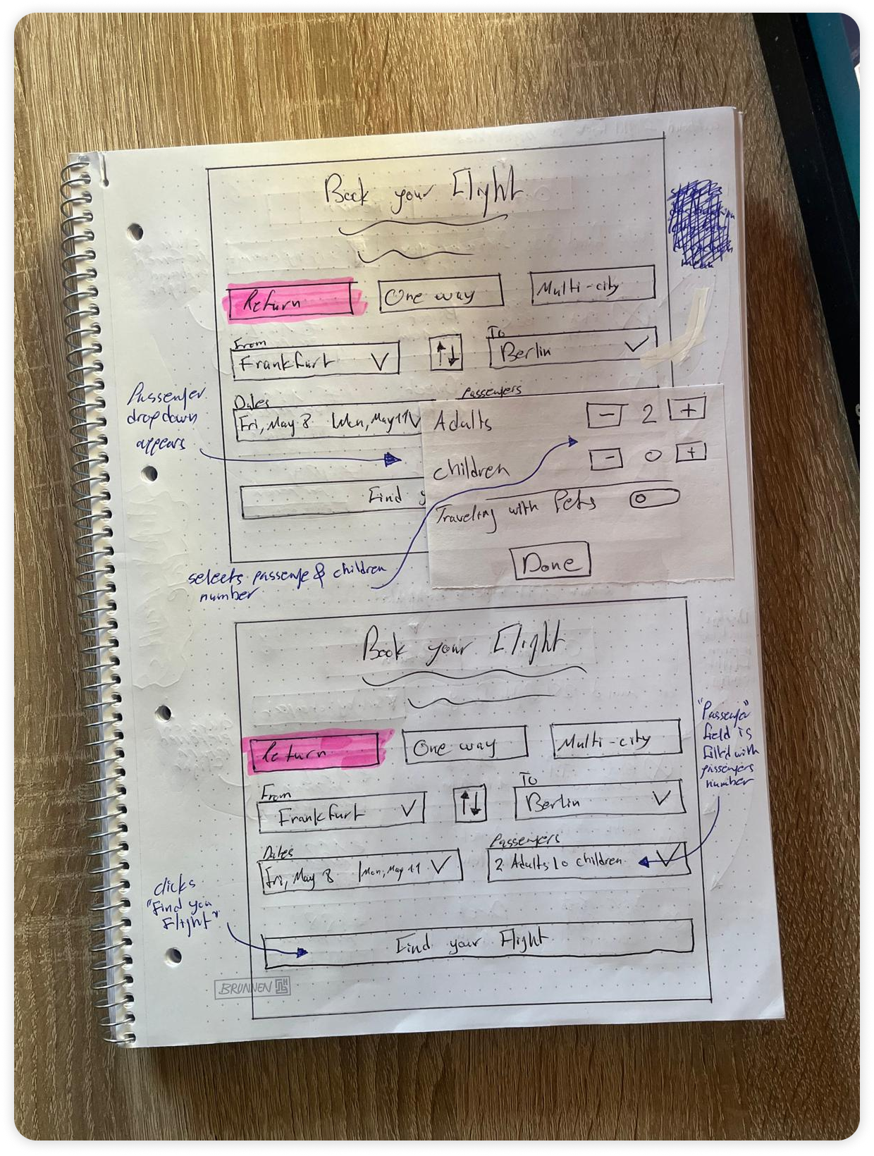 Homepage Sketch