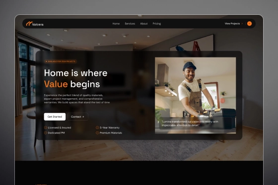 Valcera - Home Construction Website Template thumbnail