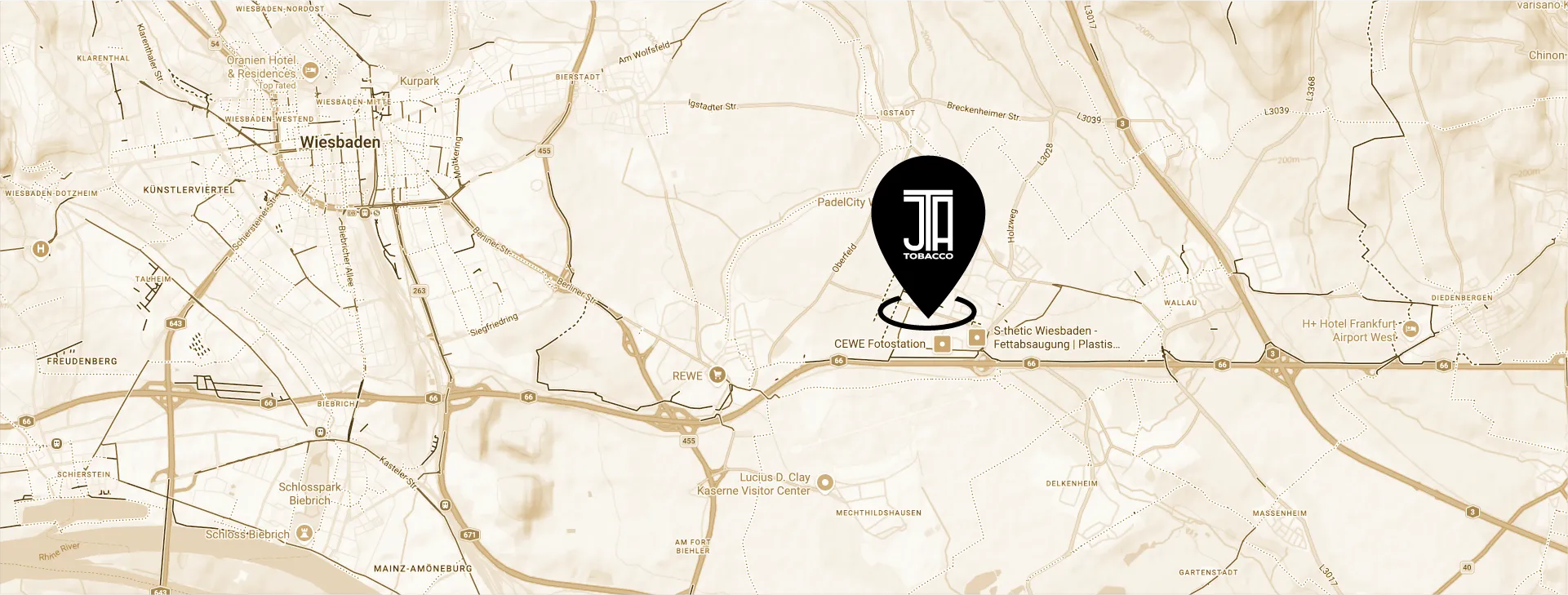 A map with a black marker on it.