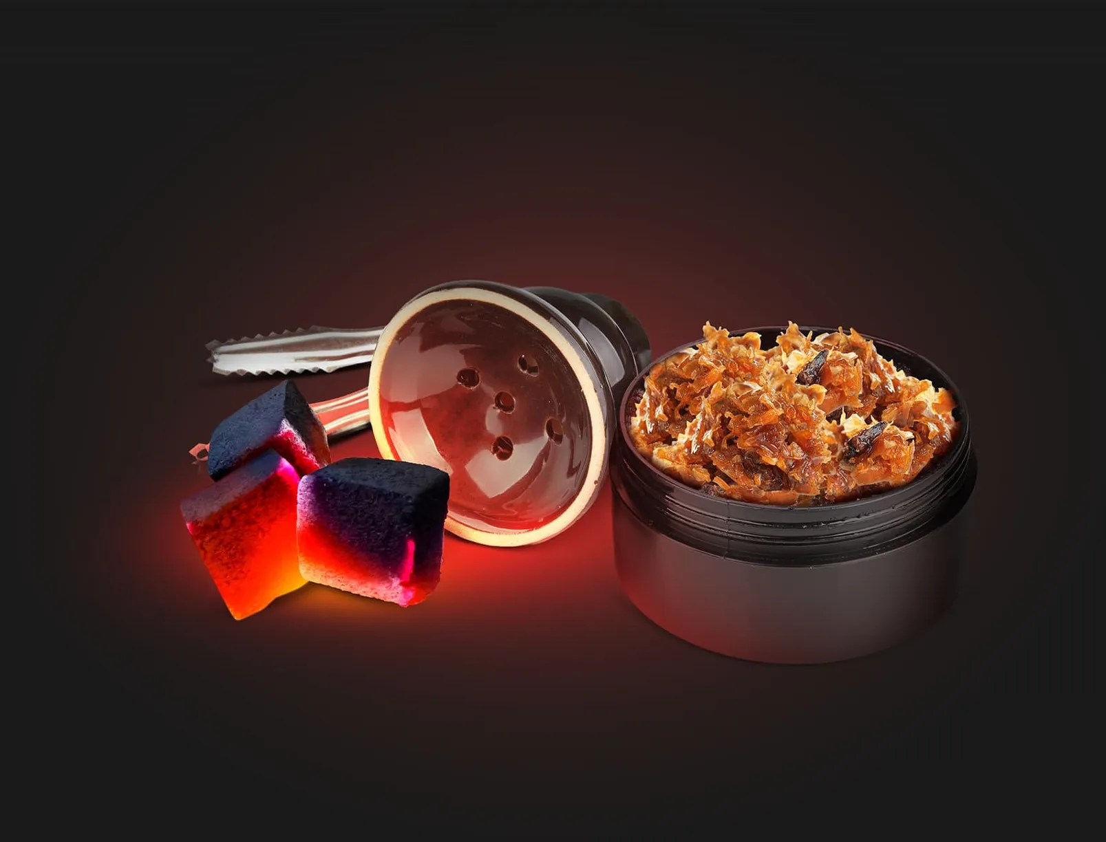 A couple of tins filled with food on top of a table.