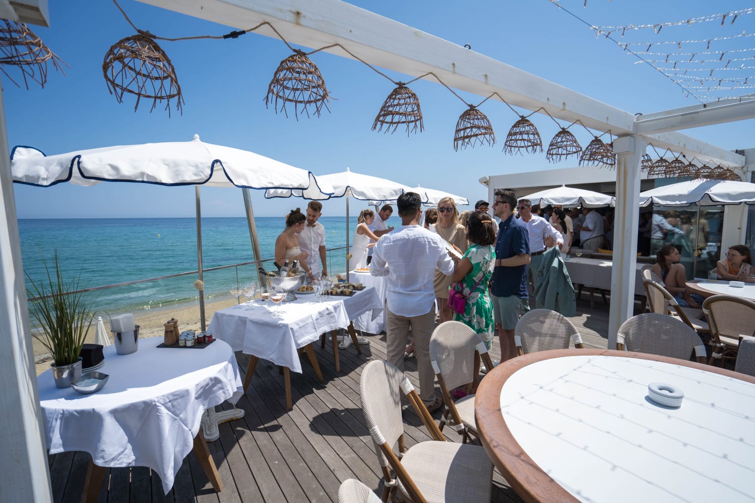 [background image] image of party decorations (for an italian restaurant)