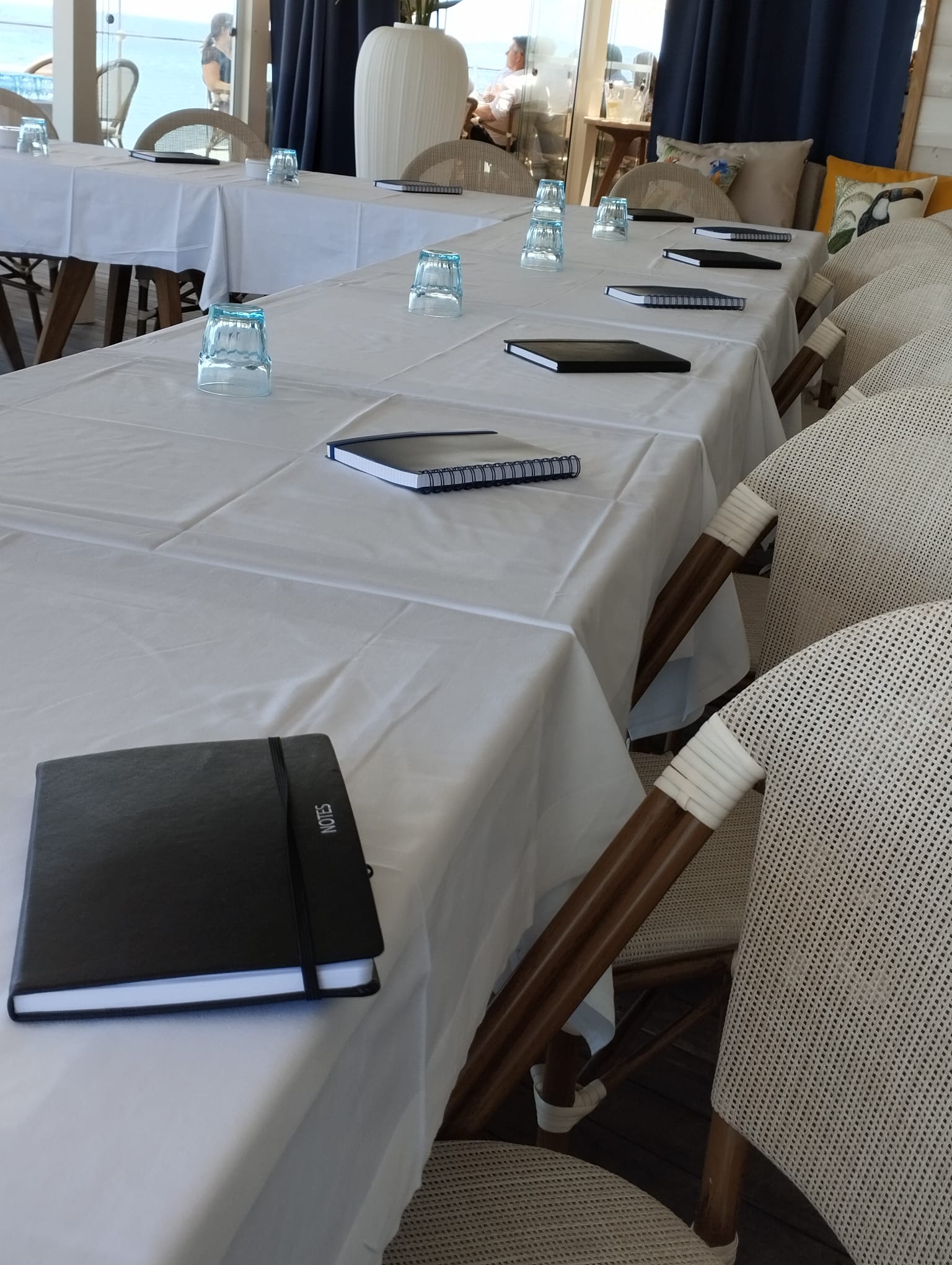 [background image] image of party decorations (for an italian restaurant)