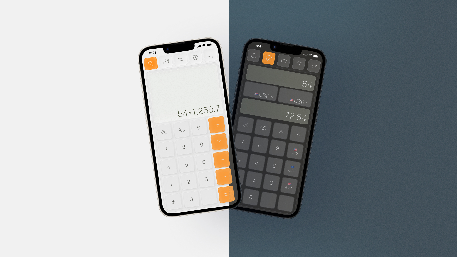 Landing page UX UI design in a laptop mockup