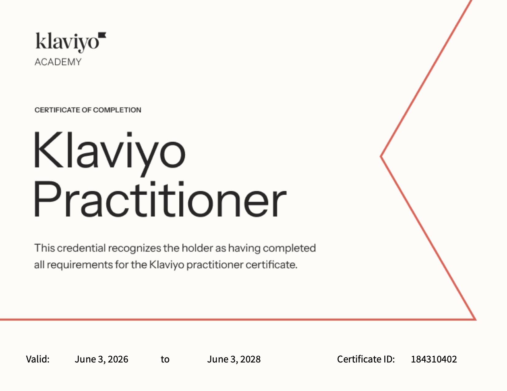 Klaviyo Practitioner Certification