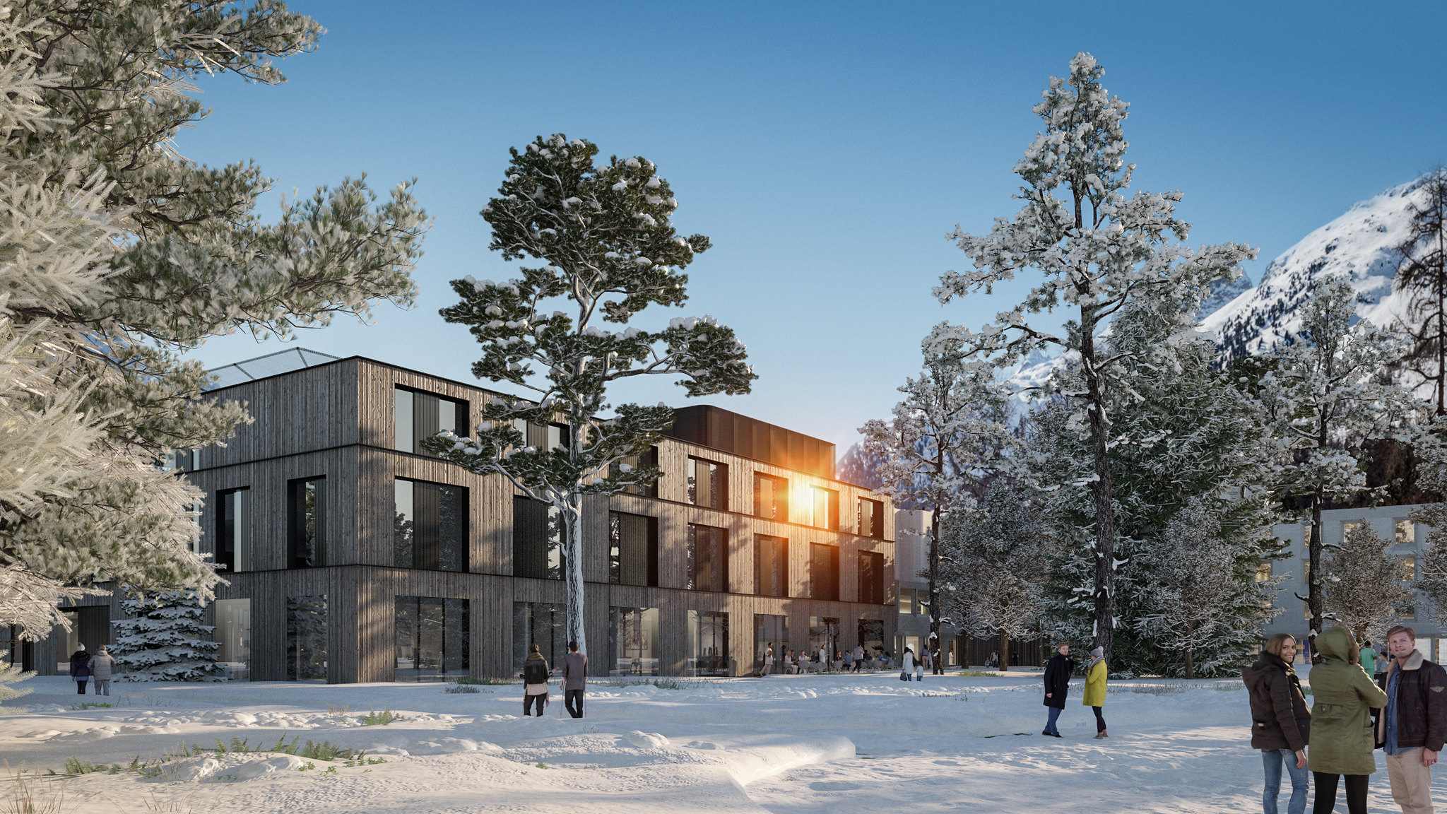 Spatenstich STM Winterbild