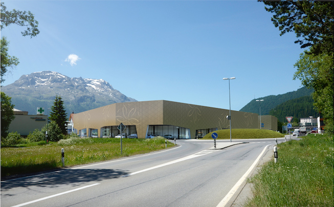 Pfister Samedan Fassade Bever