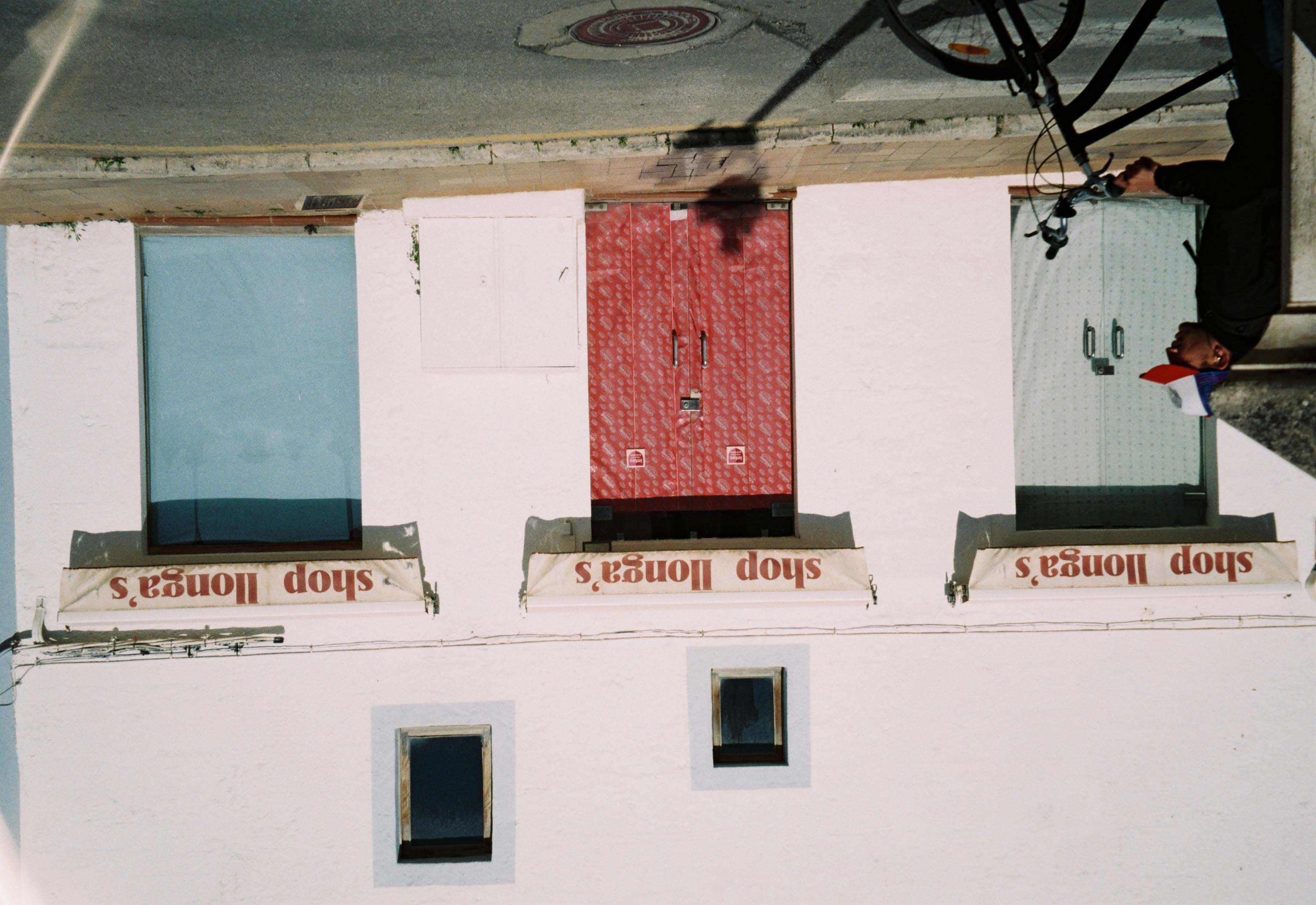 Abstract business concept image with geometric shapes and muted colours