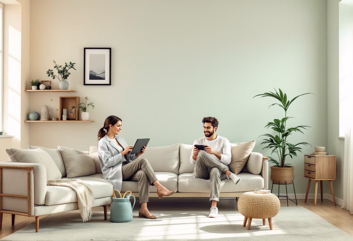 image of studio environment for a mobile gaming