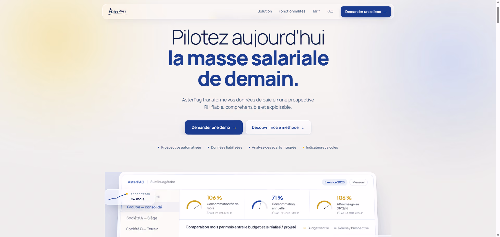 Invitation à une démo (anonymisée)