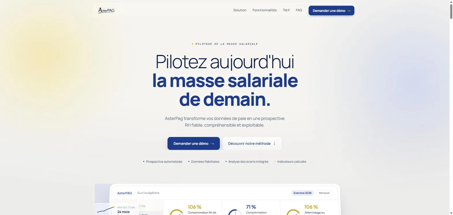 Capture desktop · site AsterPAG