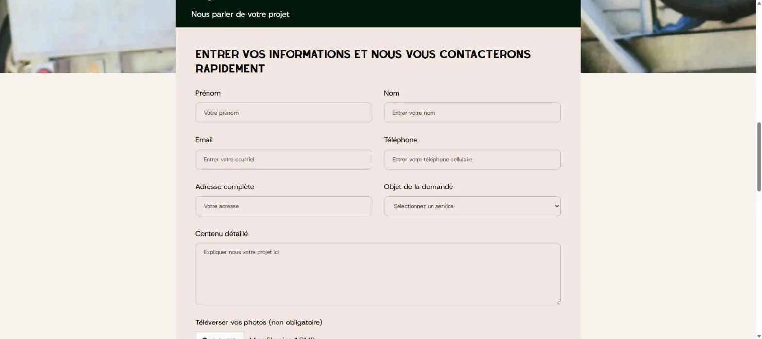 Capture de l'espace Webflow (designer ou CMS)