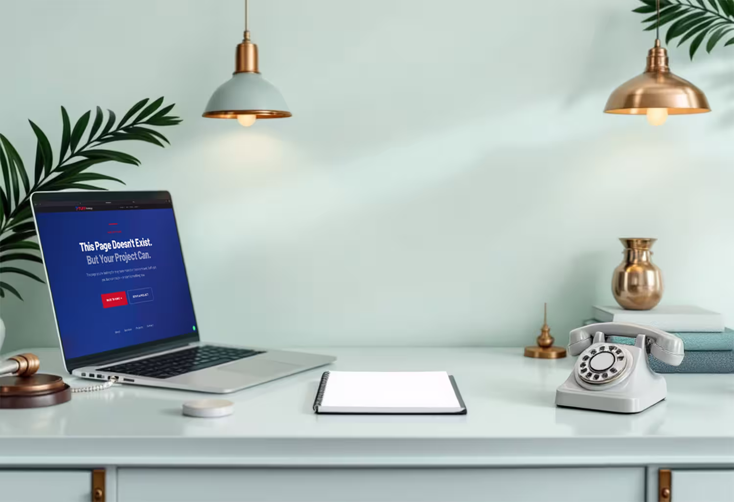 TUFF Strategy website displayed on a laptop at a modern consulting workspace