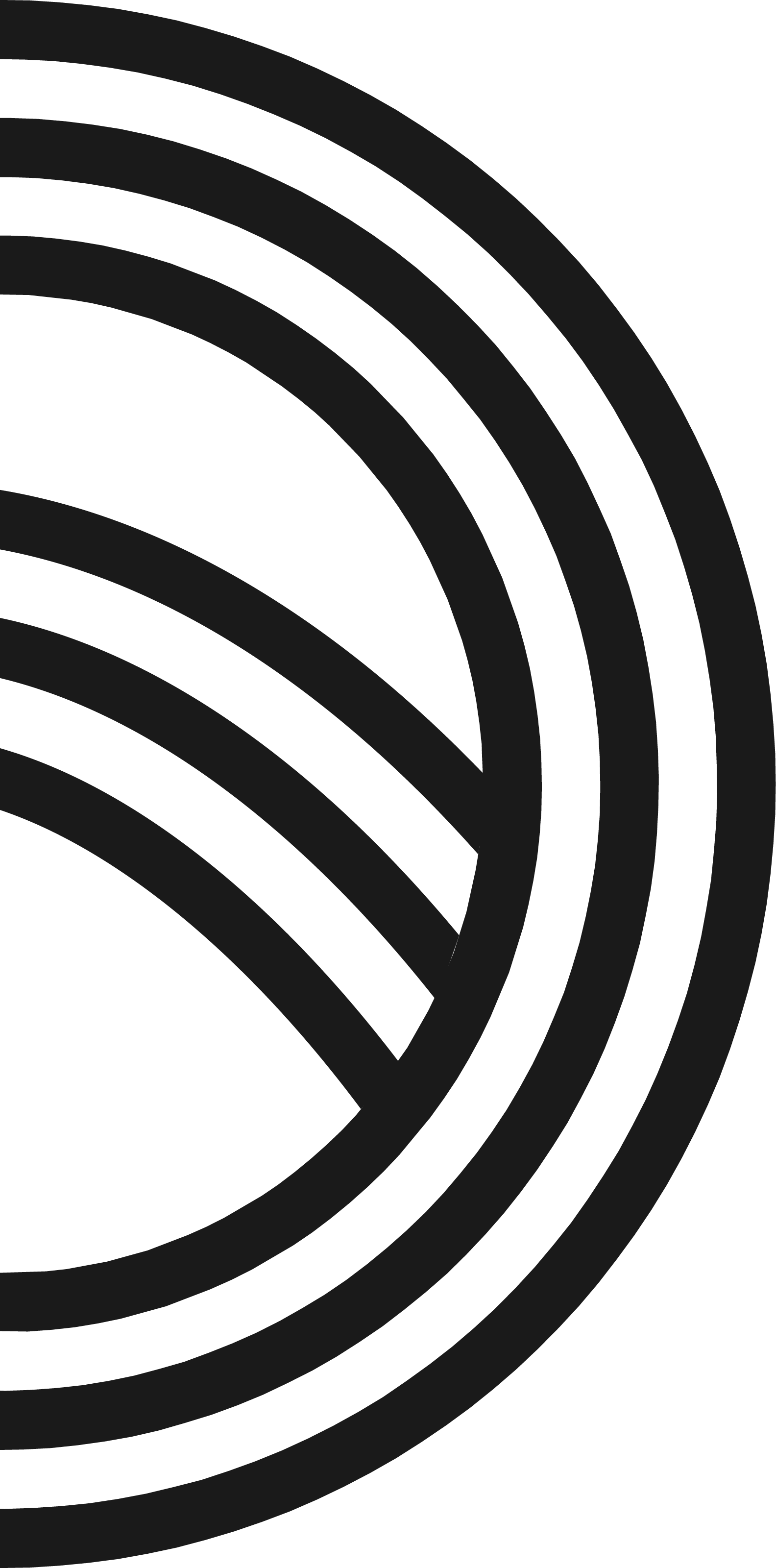 Üst üste binen koyu gri renkli kavisli çizgilerden oluşan soyut desen.