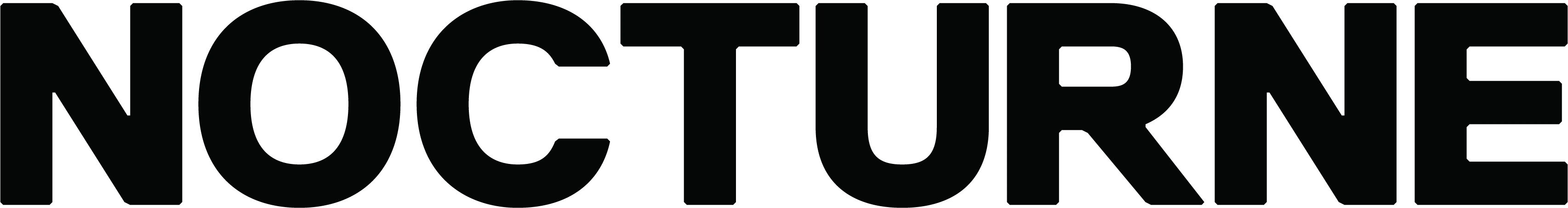 Nocturne yazılı siyah marka logosu.